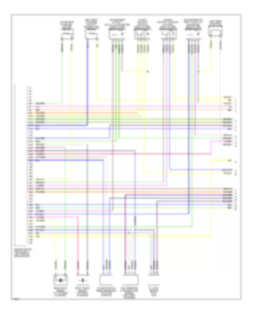 3.2L, Электросхема системы управления двигателем (1 из 5) для Volvo XC70 3.2 2014