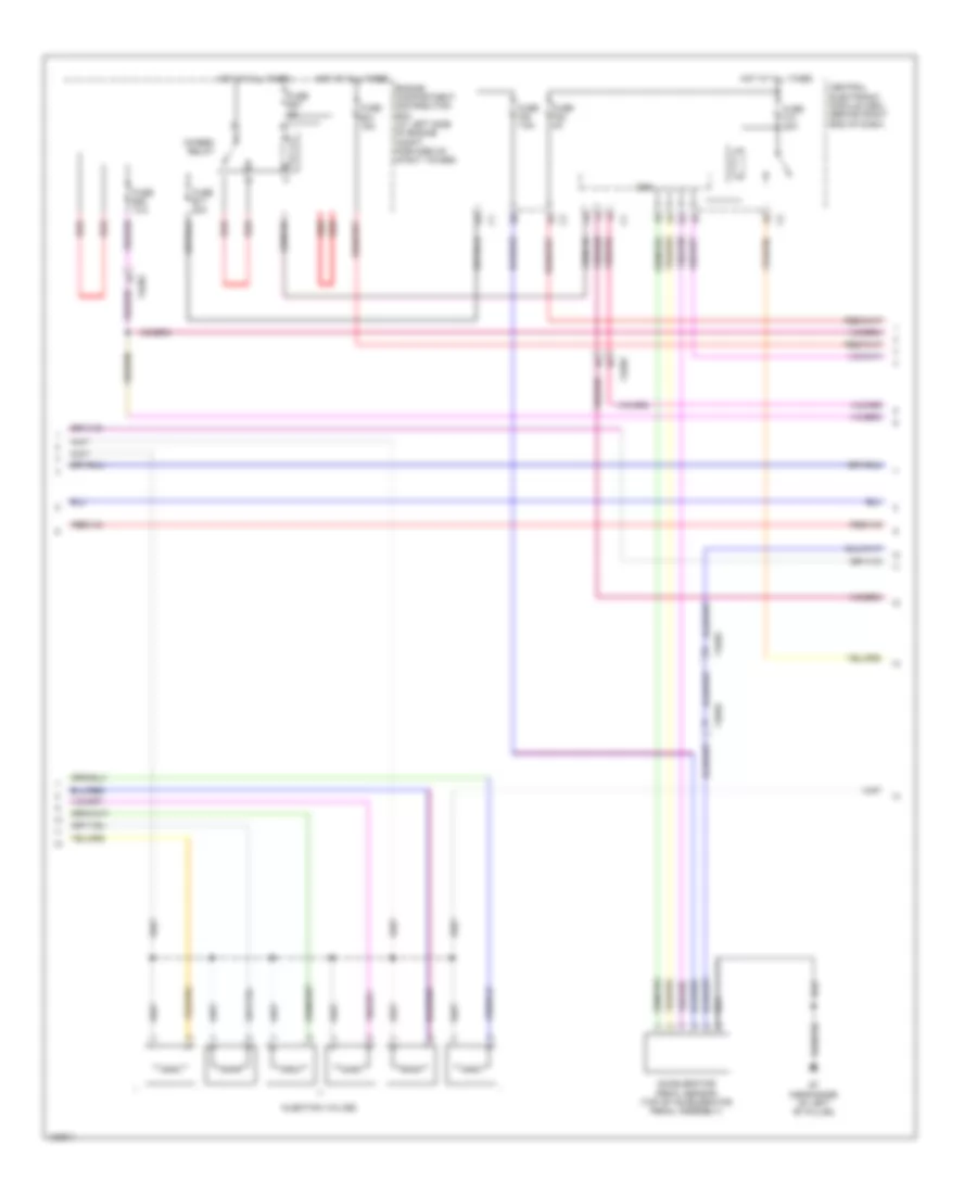 3.2L, Электросхема системы управления двигателем (4 из 5) для Volvo XC70 3.2 2014