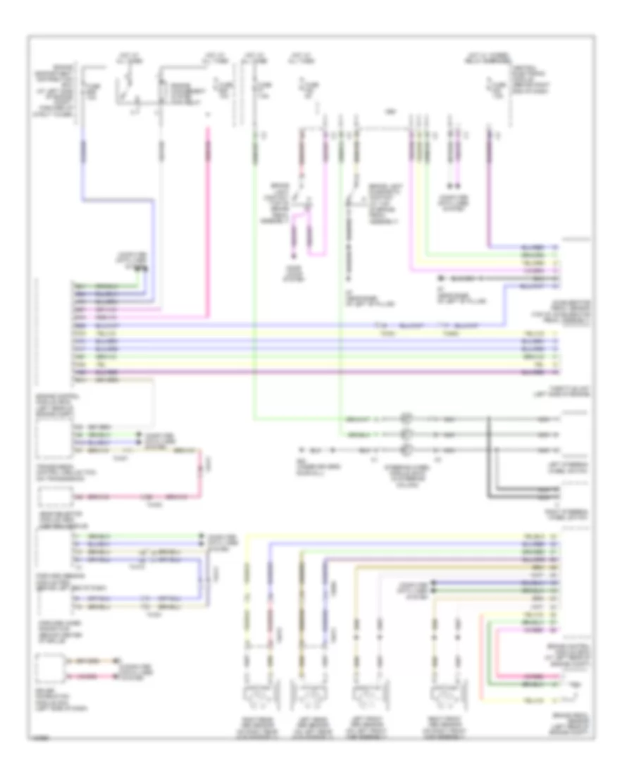 Электросхема системы круизконтроля для Volvo XC70 T6 2014