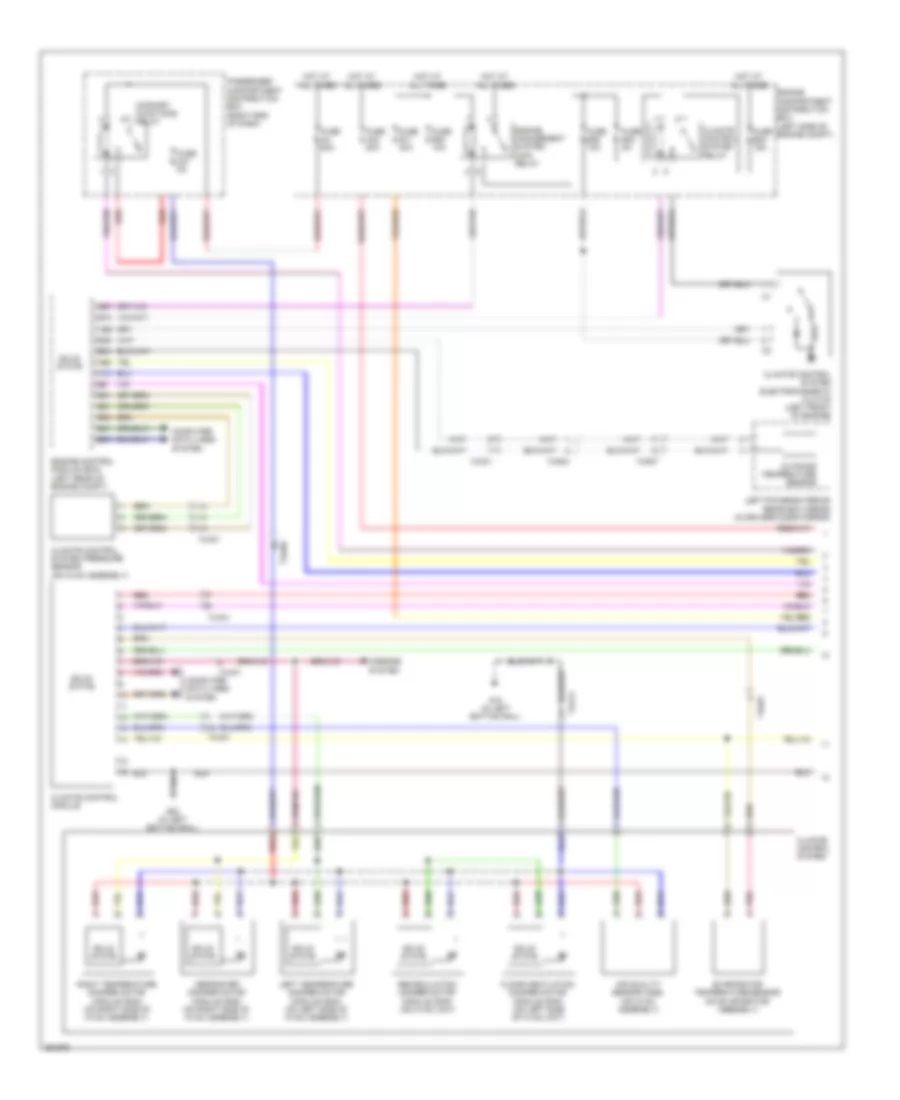 Automatic A C Wiring Diagram 1 of 2 for Volvo XC60 R Design 2011