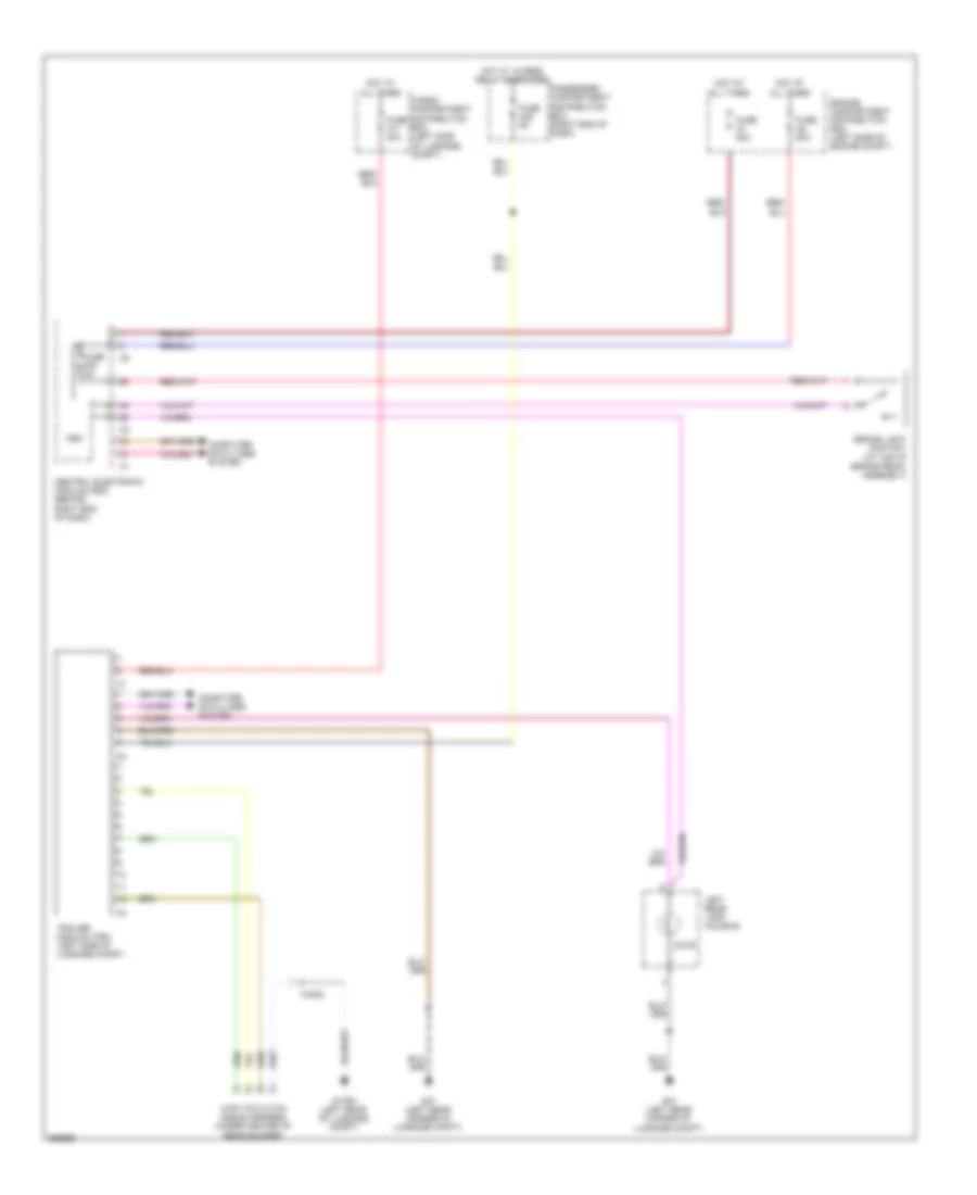 Trailer Tow Wiring Diagram, 4-Pin for Volvo XC60 R-Design 2011