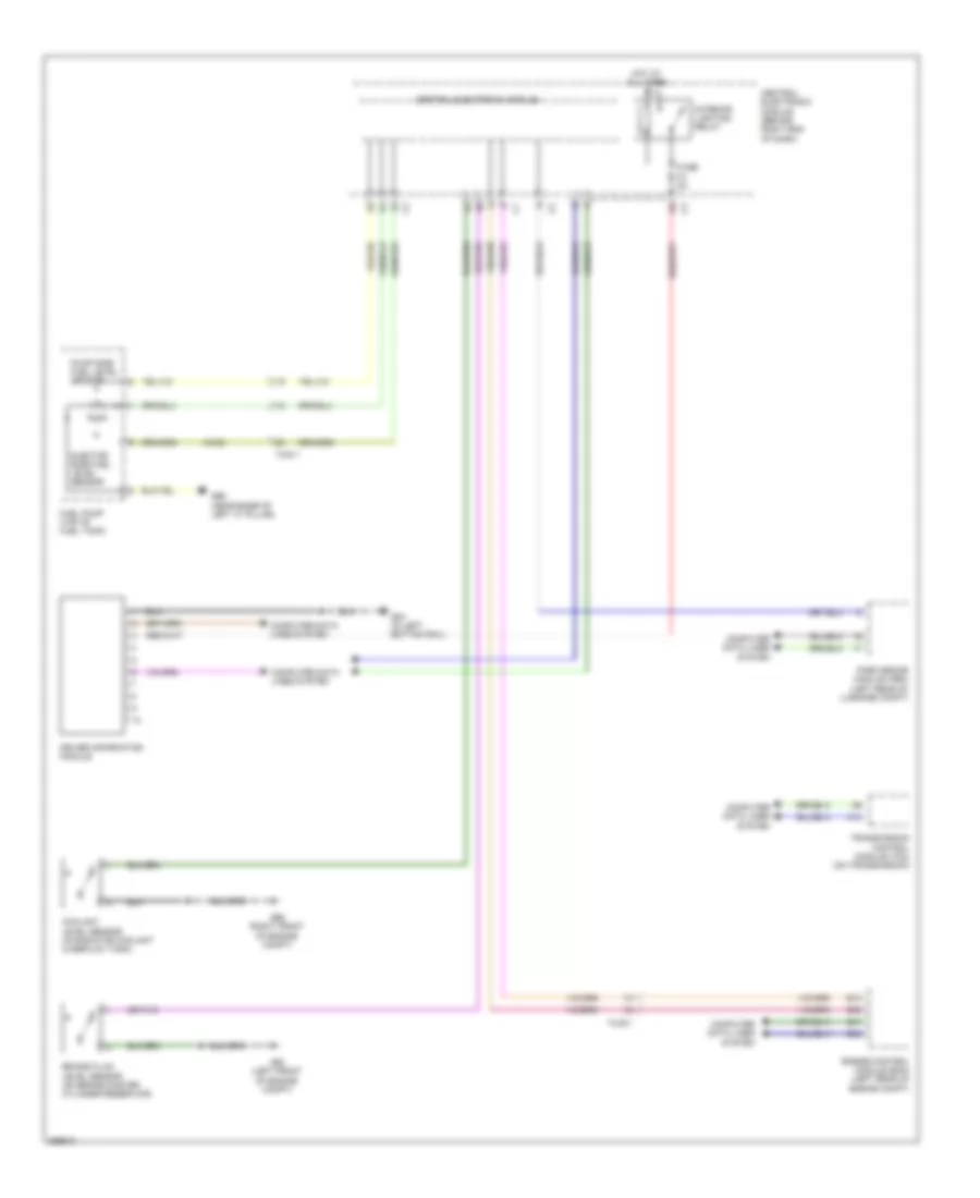 Instrument Cluster Wiring Diagram for Volvo XC60 R-Design 2011