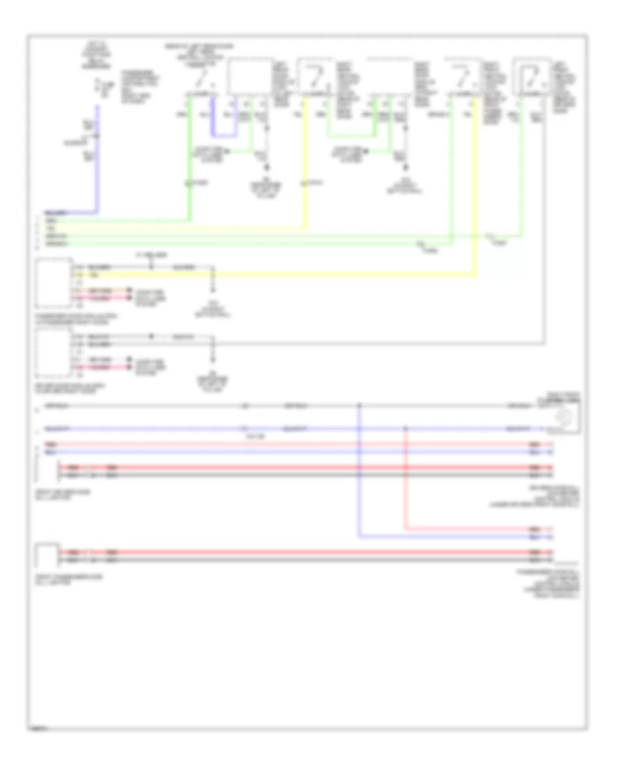 Courtesy Lamps Wiring Diagram (2 of 2) for Volvo XC60 R-Design 2011