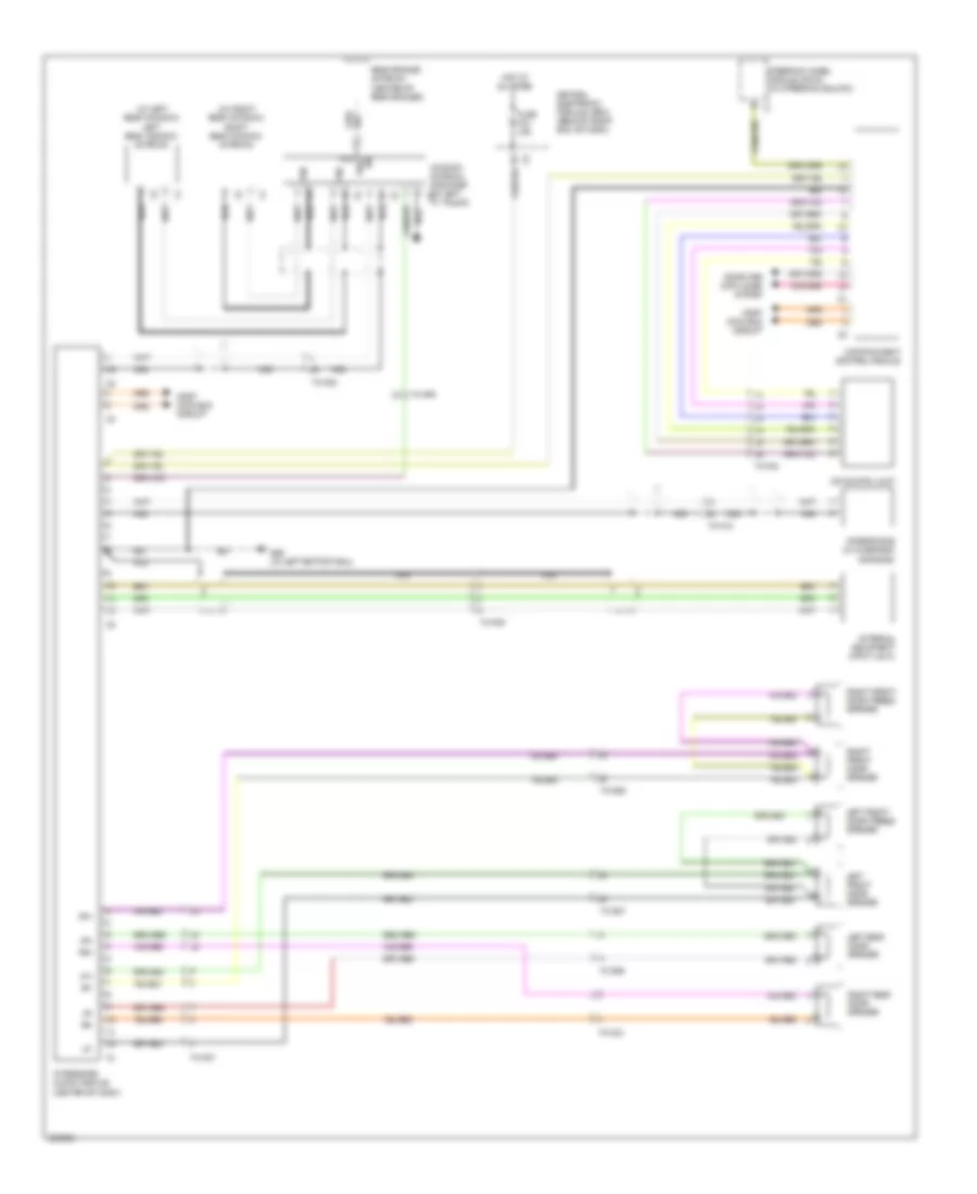 Radio Wiring Diagram, Base for Volvo XC60 R-Design 2011
