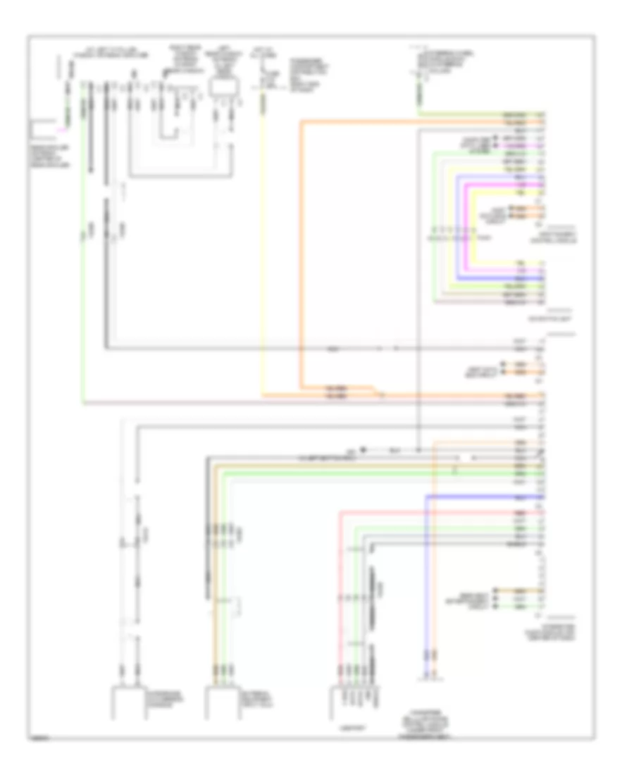 Radio Wiring Diagram, Premium (2 of 2) for Volvo XC60 R-Design 2011