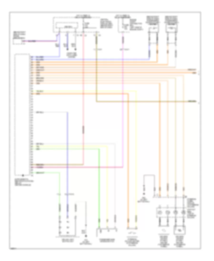 Supplemental Restraints Wiring Diagram 1 of 3 for Volvo XC60 R Design 2011