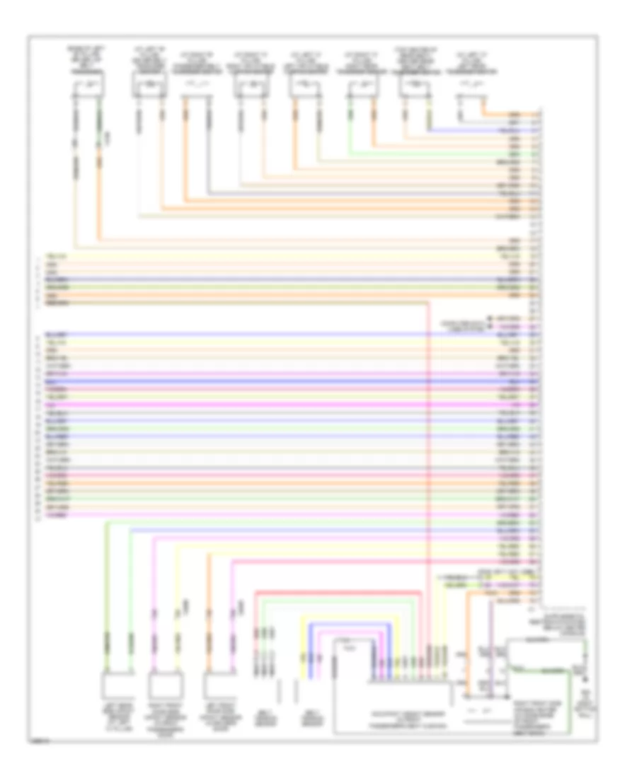 Supplemental Restraints Wiring Diagram (3 of 3) for Volvo XC60 R-Design 2011