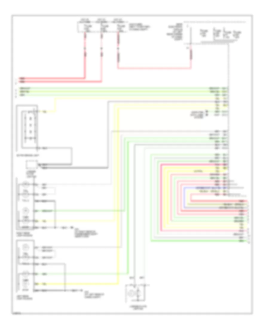 Exterior Lamps Wiring Diagram 2 of 3 for Volvo V70 2006