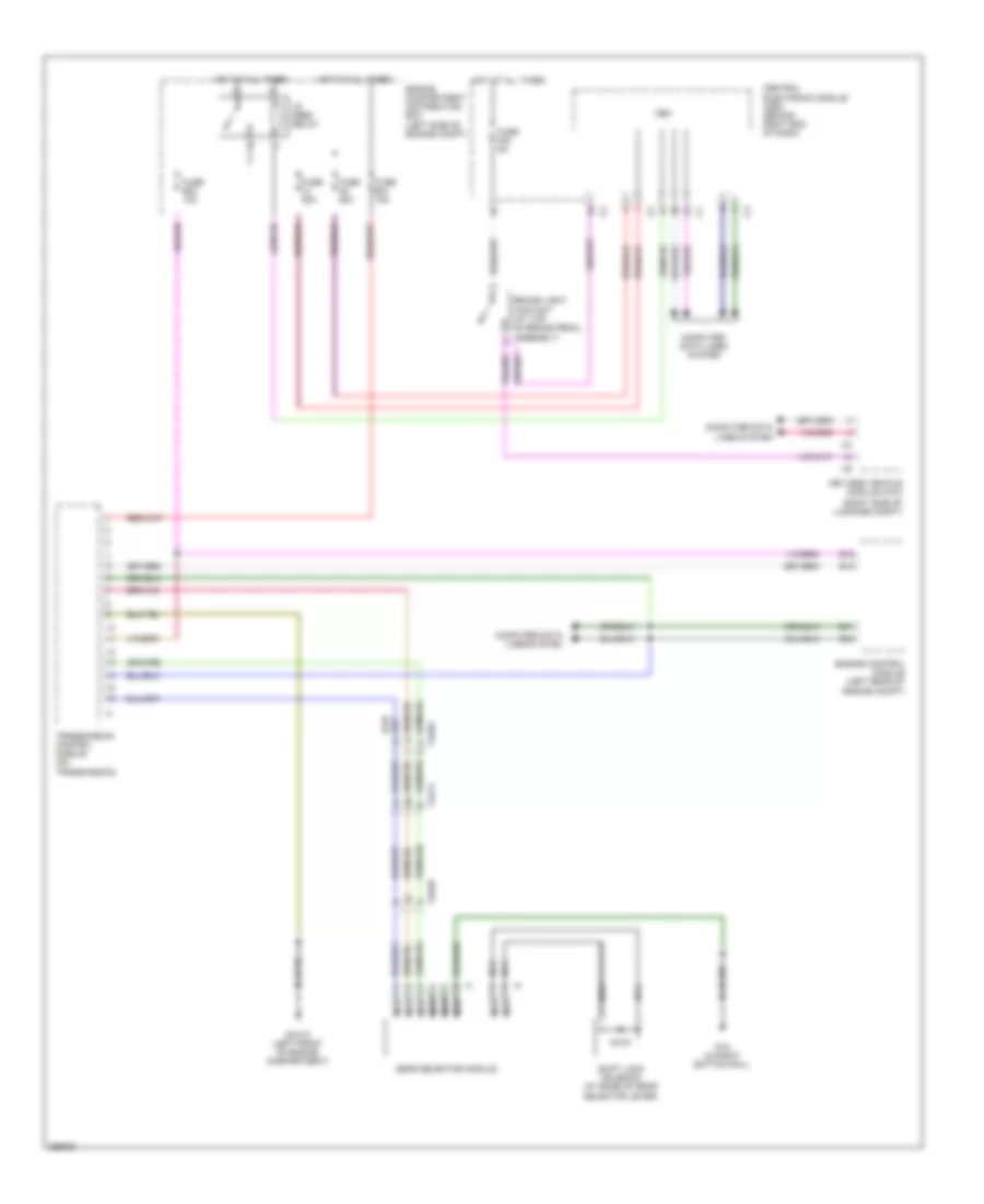 Shift Interlock Wiring Diagram for Volvo XC60 T 6 2011