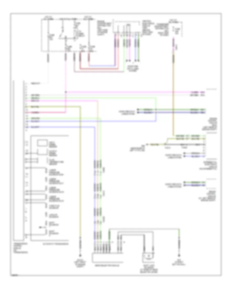 Transmission Wiring Diagram for Volvo XC60 T 6 2011