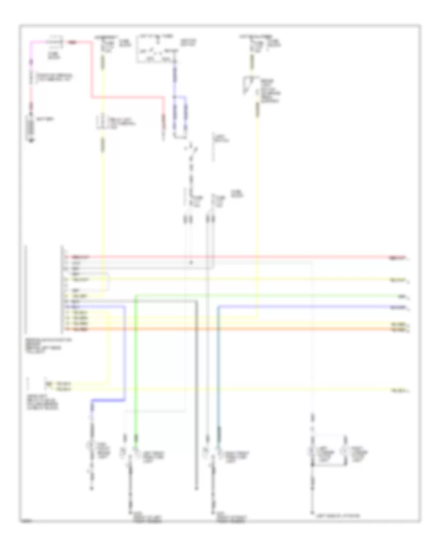 Exterior Lamps Wiring Diagram Wagon 1 of 2 for Volvo 960 1994