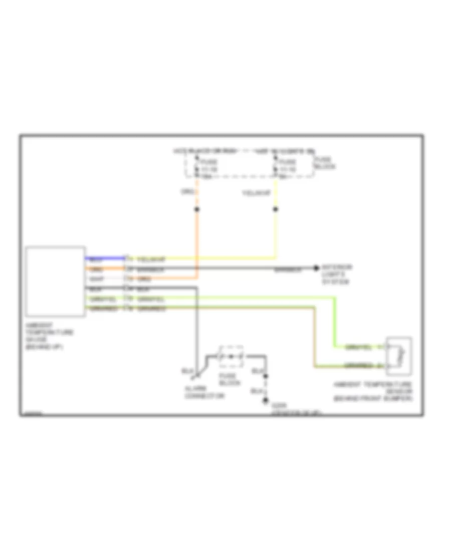 Ambient Temperature Gauge for Volvo 960 1994