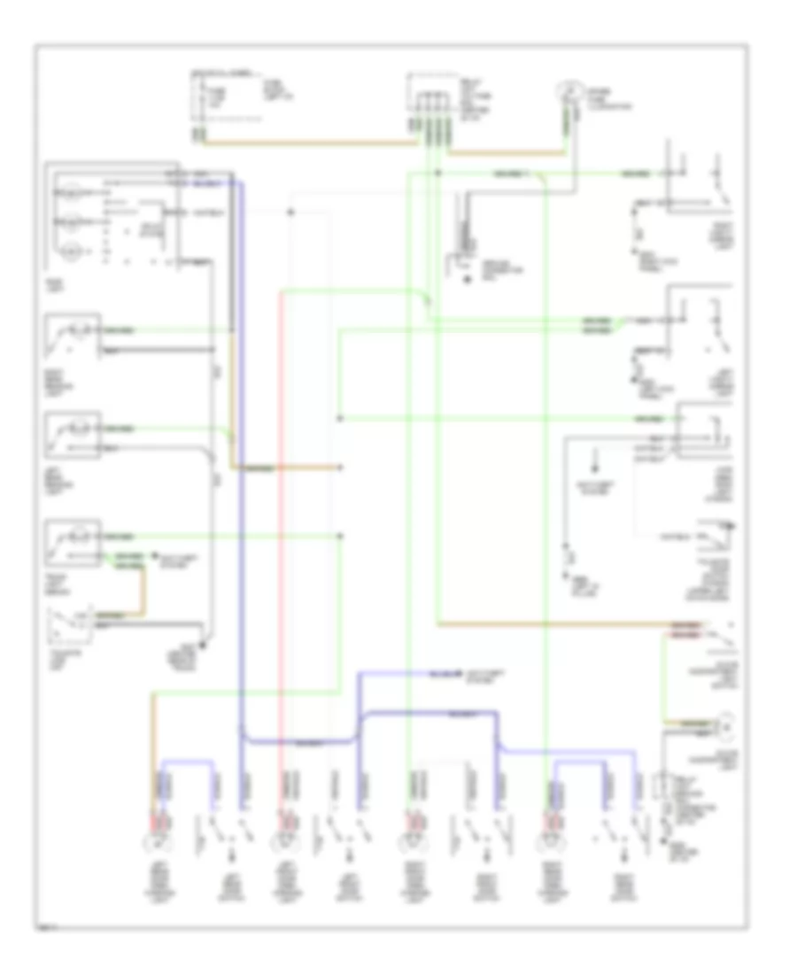 Courtesy Lamp Wiring Diagram for Volvo 960 1994