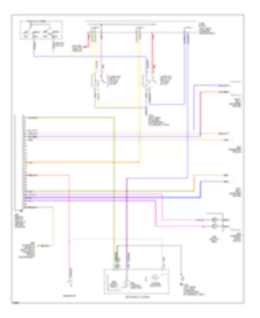 Supplemental Restraint Wiring Diagram for Volvo 850 1995