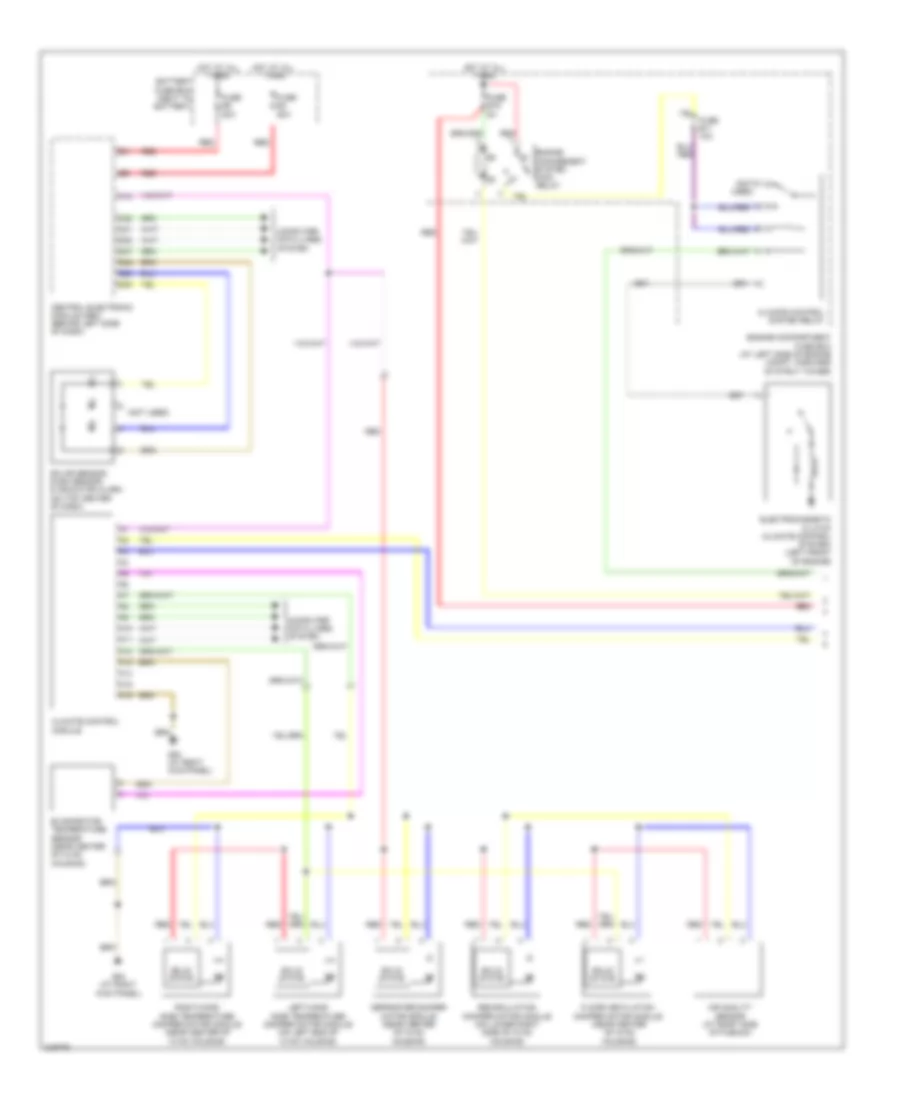 Automatic A C Wiring Diagram 1 of 2 for Volvo XC70 2006