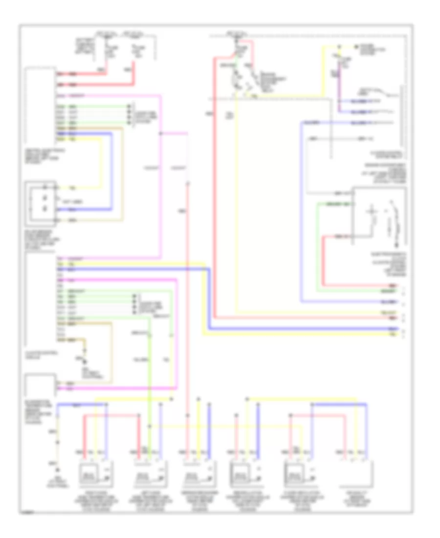 4.4L, Automatic AC Wiring Diagram (1 of 2) for Volvo XC90 2006