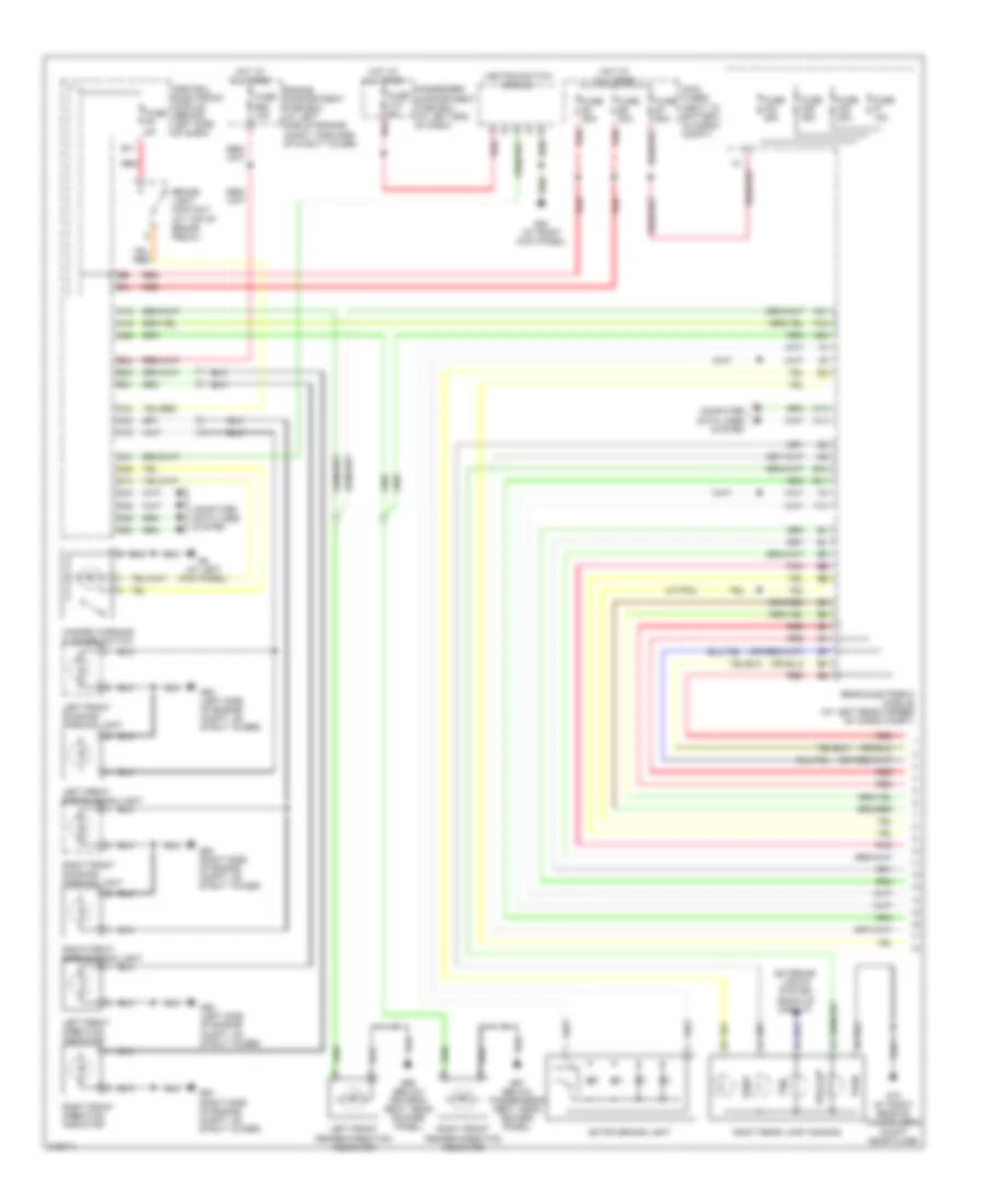 Exterior Lamps Wiring Diagram (1 of 2) for Volvo XC90 2006