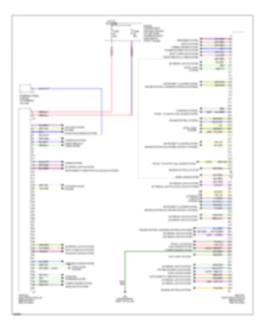 Body Control Modules Wiring Diagram (2 of 2) for Volvo XC70 2011