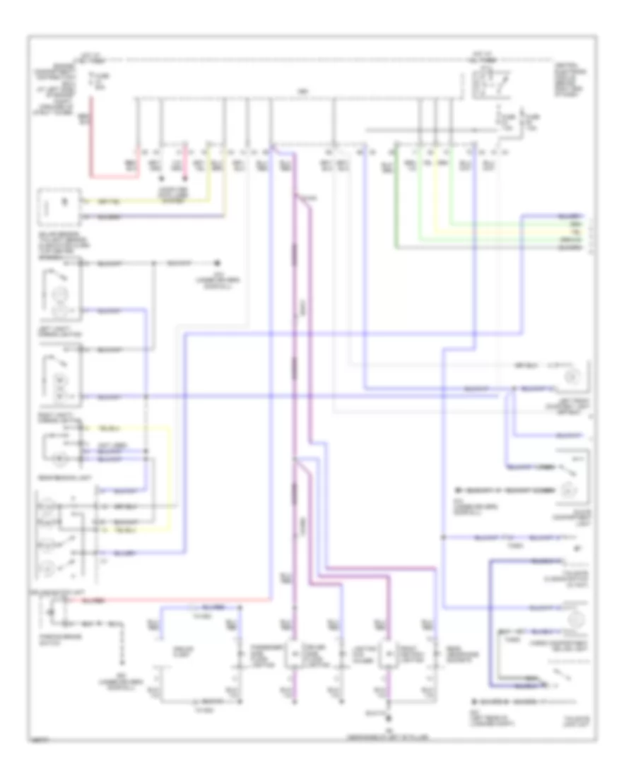 Courtesy Lamps Wiring Diagram 1 of 2 for Volvo XC70 2011