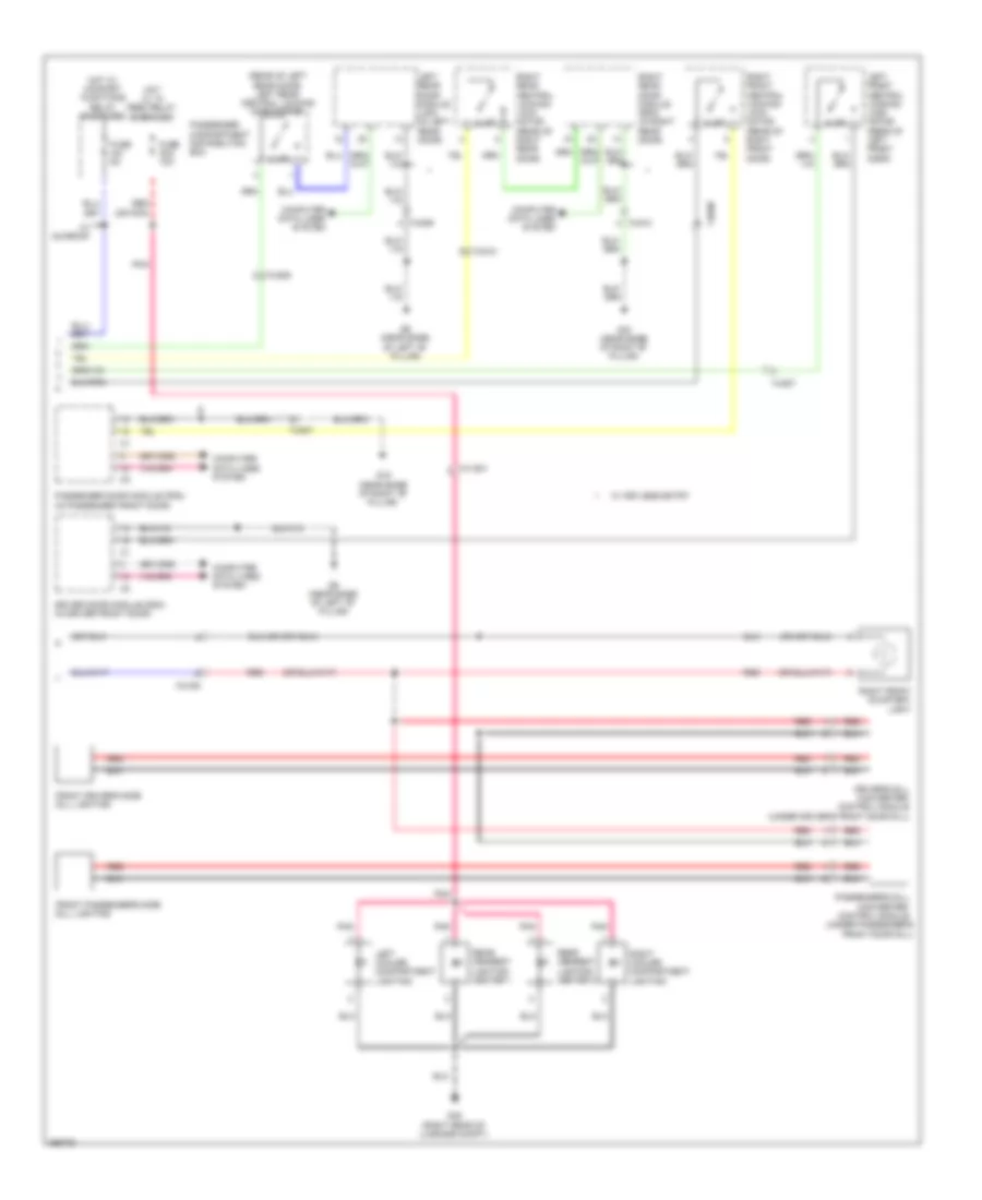 Courtesy Lamps Wiring Diagram (2 of 2) for Volvo XC70 2011