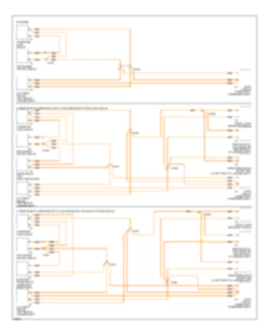MOST Data Bus Wiring Diagram 1 of 4 for Volvo XC70 2011