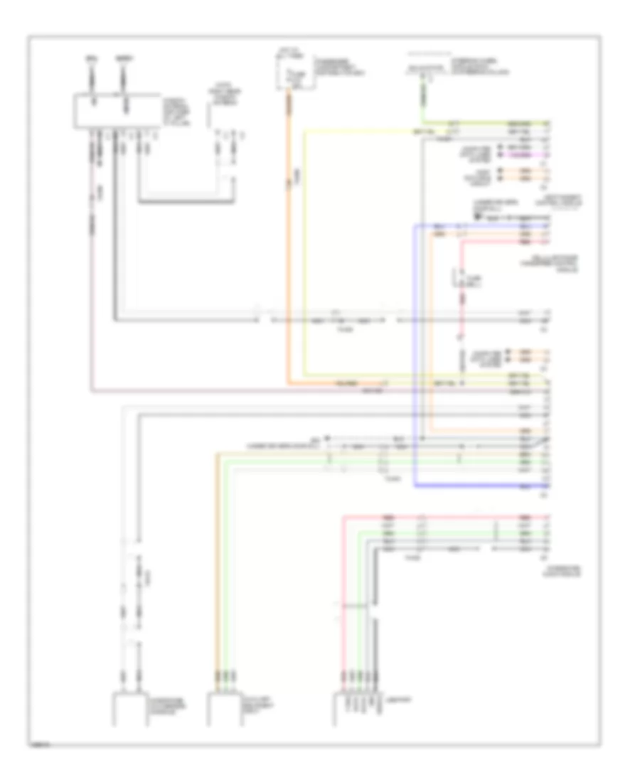 Radio Wiring Diagram, Premium (2 of 2) for Volvo XC70 2011