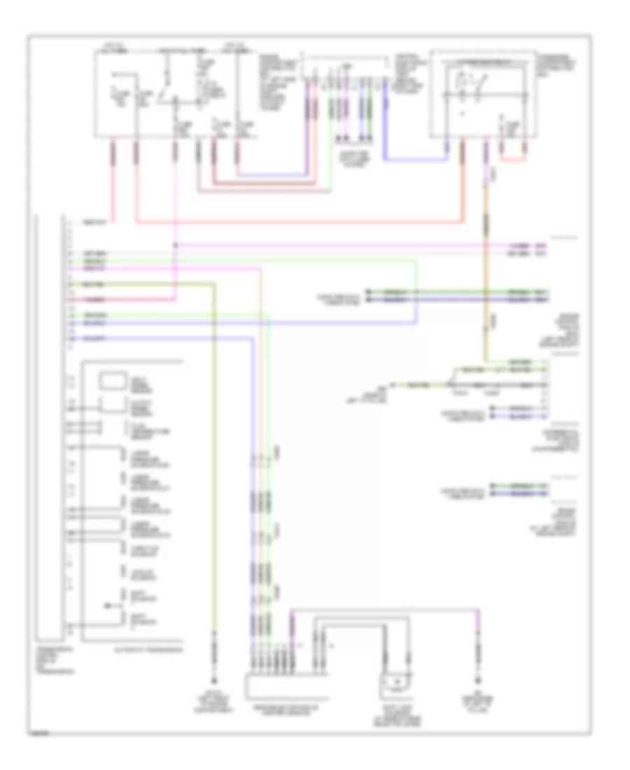 Transmission Wiring Diagram for Volvo XC70 2011