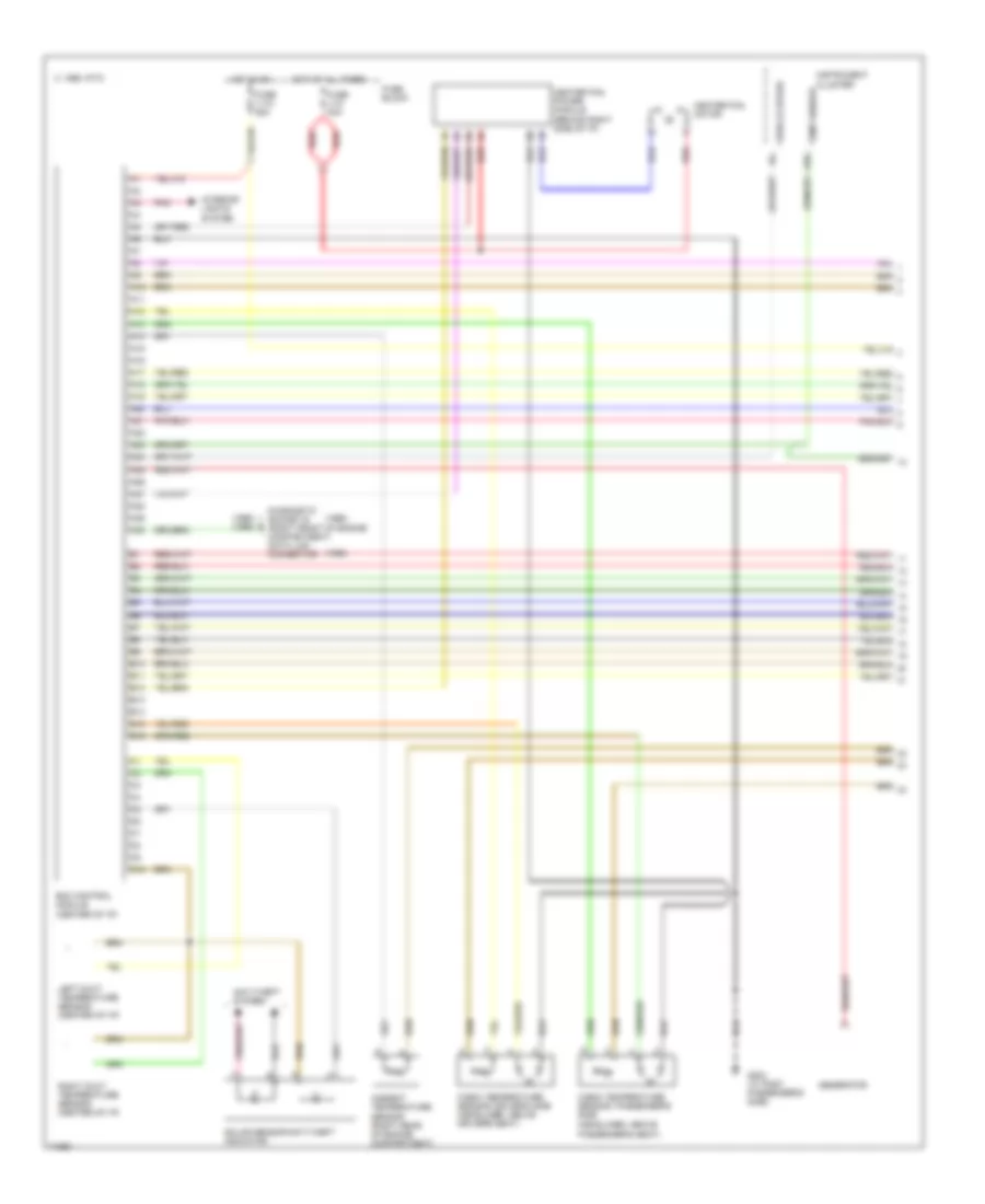 2 3L Turbo Air Conditioning Wiring Diagrams 1 of 2 for Volvo 850 T 5R 1995
