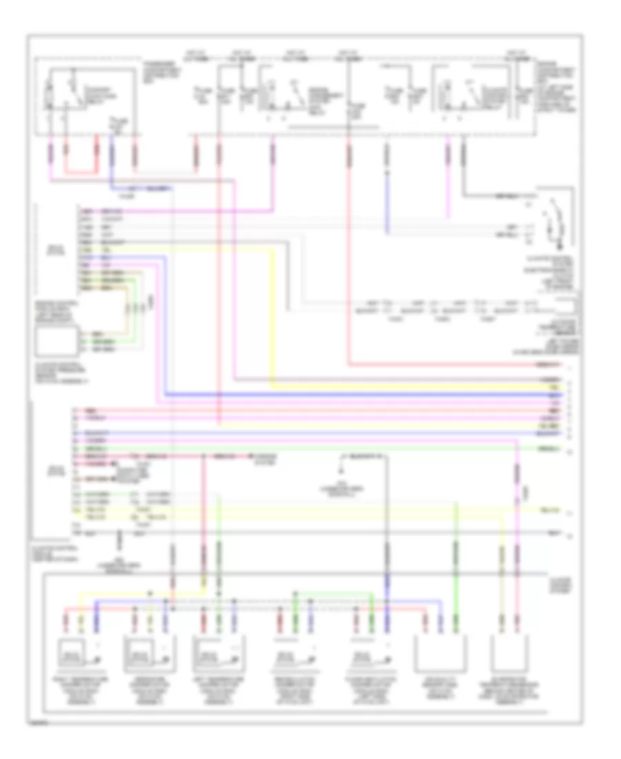Automatic A C Wiring Diagram 1 of 2 for Volvo XC70 T 6 2011