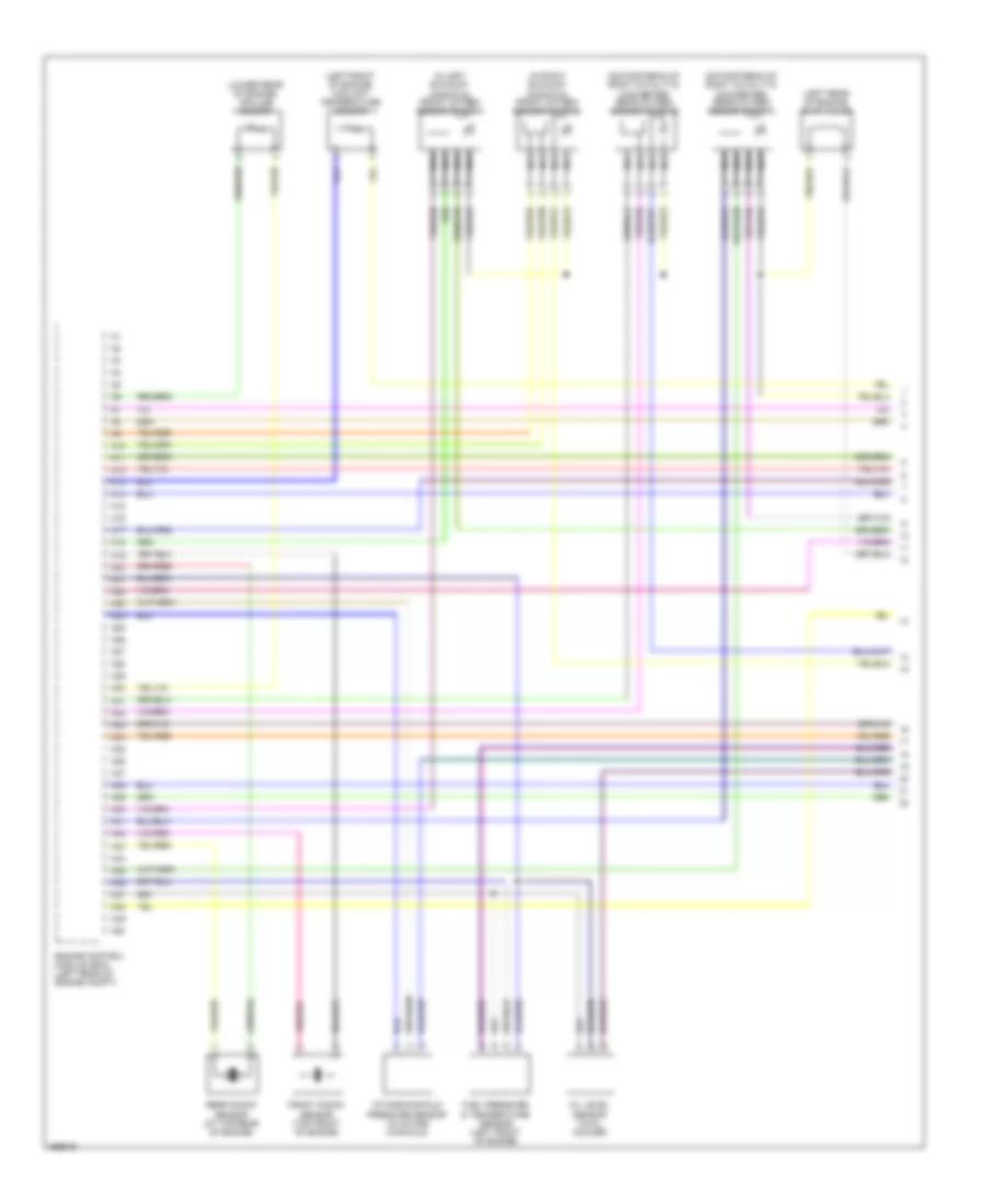 3.2L, Engine Performance Wiring Diagram (1 of 5) for Volvo XC70 T-6 2011