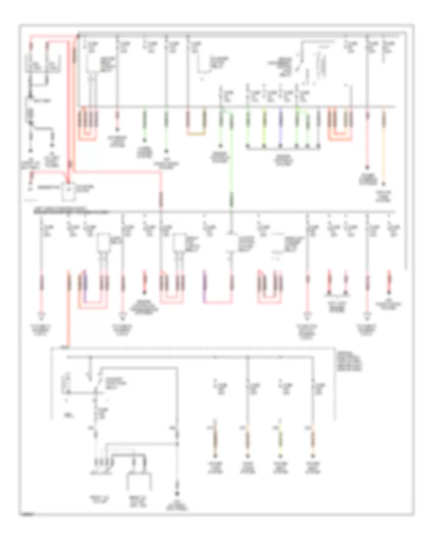 Power Distribution Wiring Diagram 1 of 2 for Volvo C70 T 5 2007