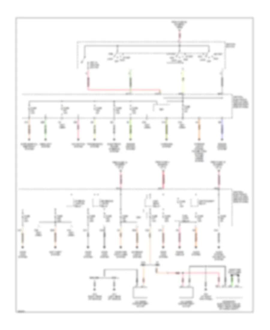 Power Distribution Wiring Diagram (2 of 2) for Volvo C70 T-5 2007