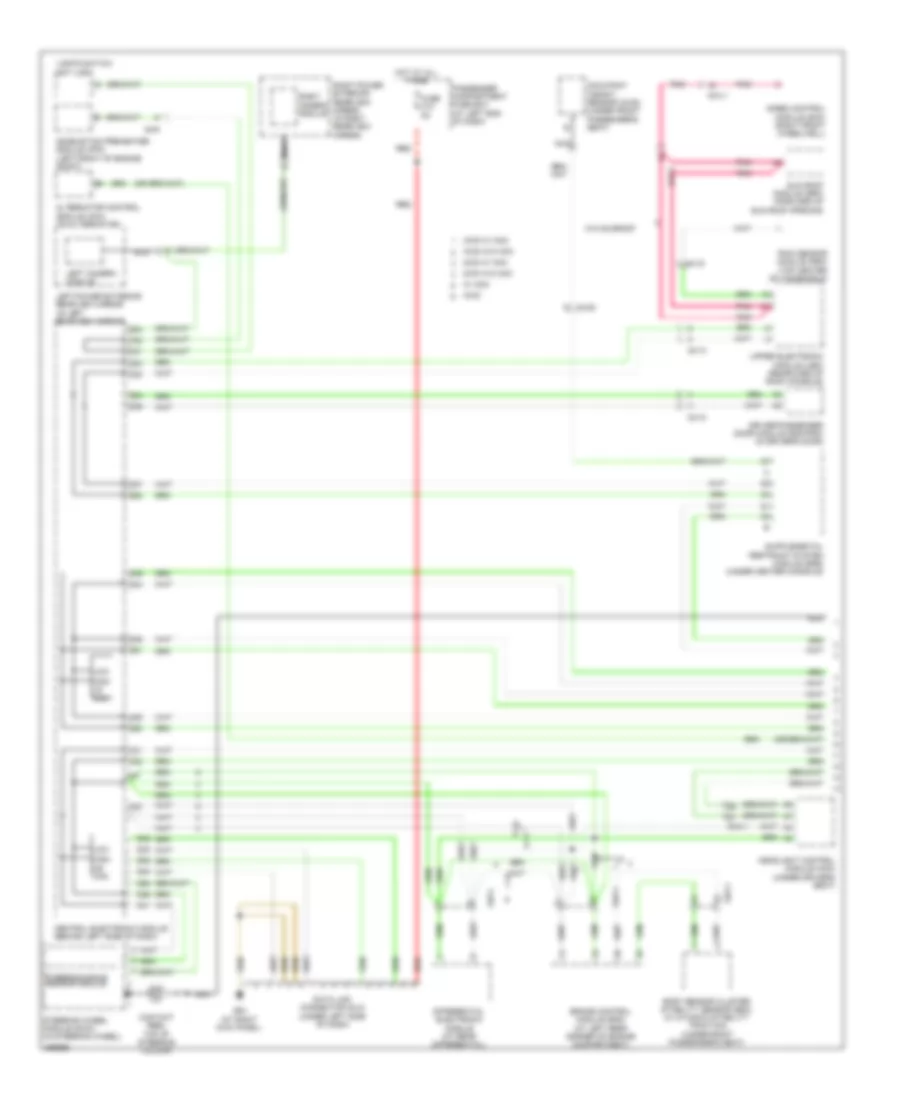 Computer Data Lines Wiring Diagram 1 of 2 for Volvo XC90 2011