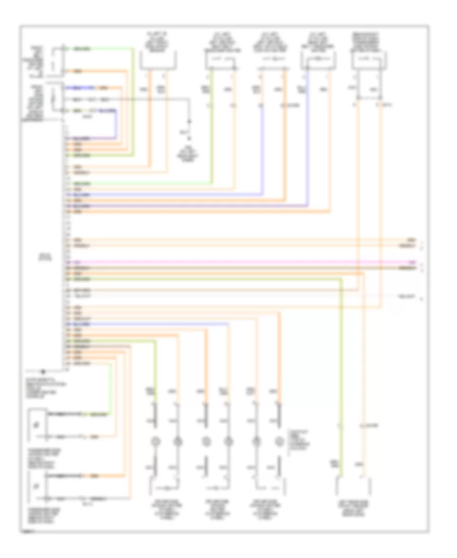 Supplemental Restraints Wiring Diagram 1 of 3 for Volvo XC90 2011