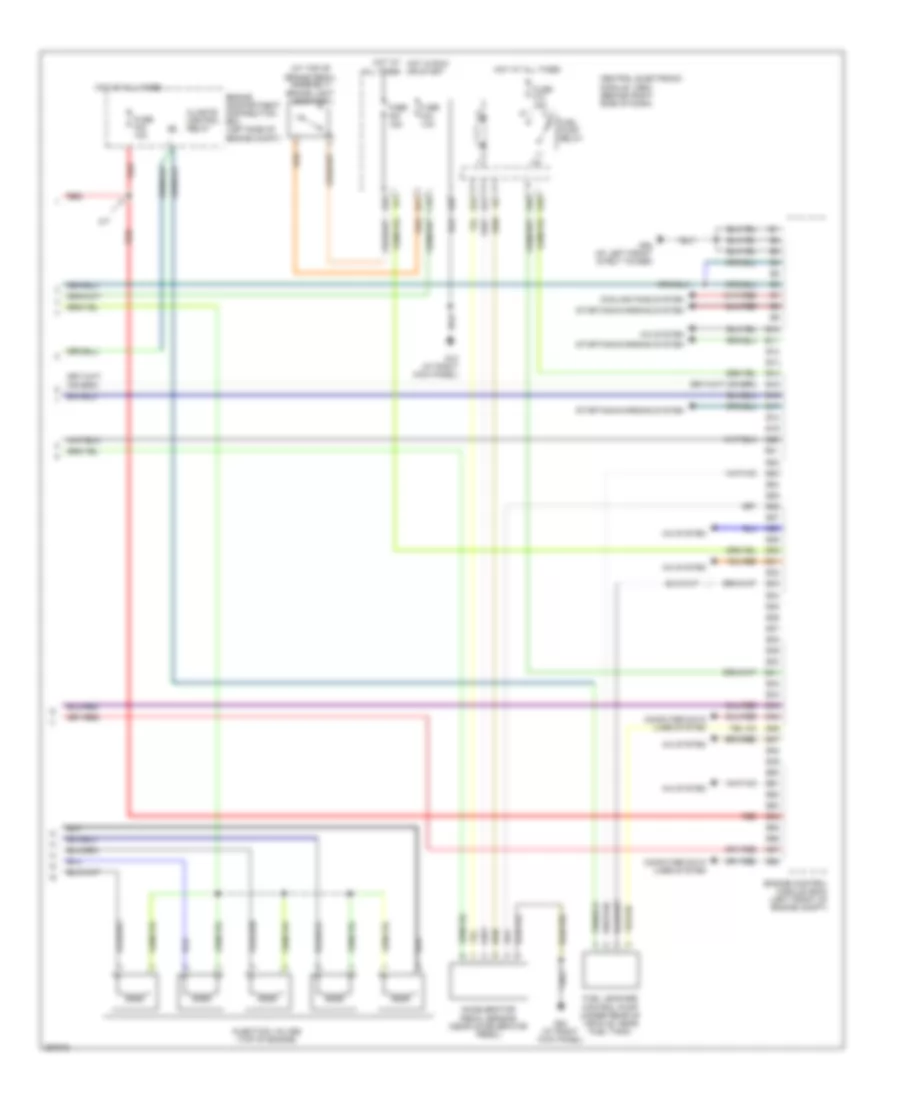 2.4L, Engine Performance Wiring Diagram (4 of 4) for Volvo S40 2007