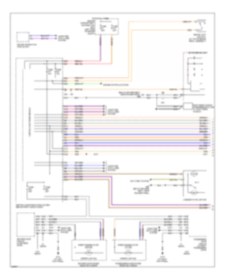 Exterior Lamps Wiring Diagram (1 of 3) for Volvo S40 2007