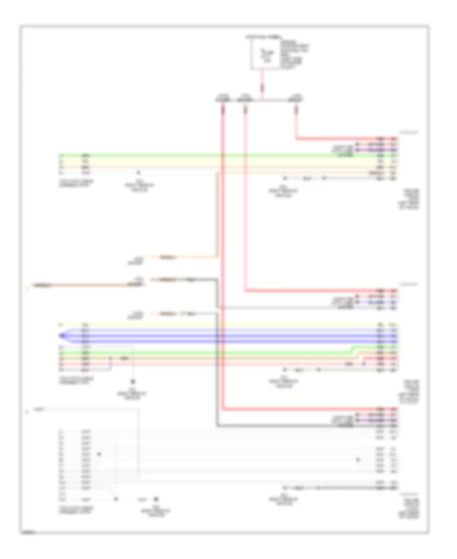 Exterior Lamps Wiring Diagram 3 of 3 for Volvo S40 2007