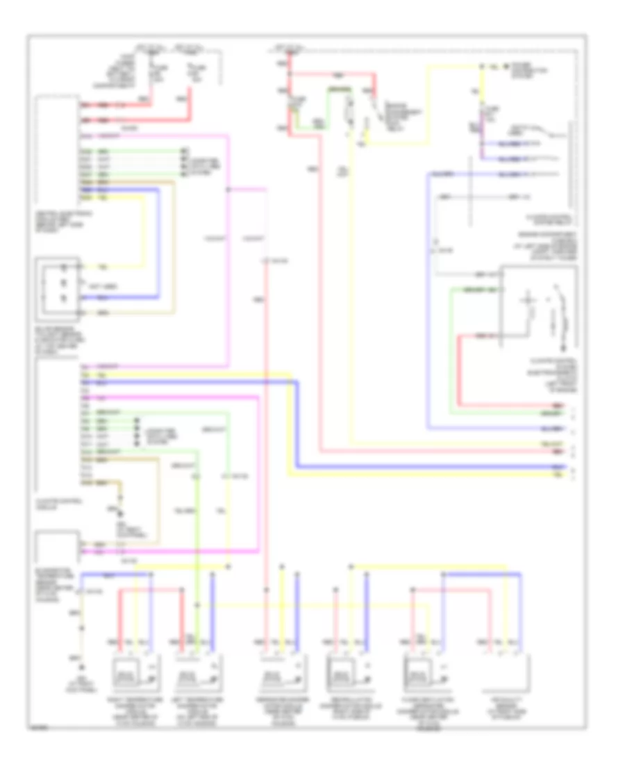 4.4L, Automatic AC Wiring Diagram (1 of 2) for Volvo XC90 R-Design 2011