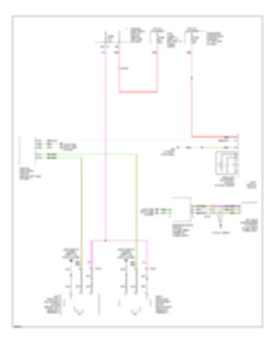 Headlamp Beam Adjustment Wiring Diagram for Volvo XC90 R Design 2011
