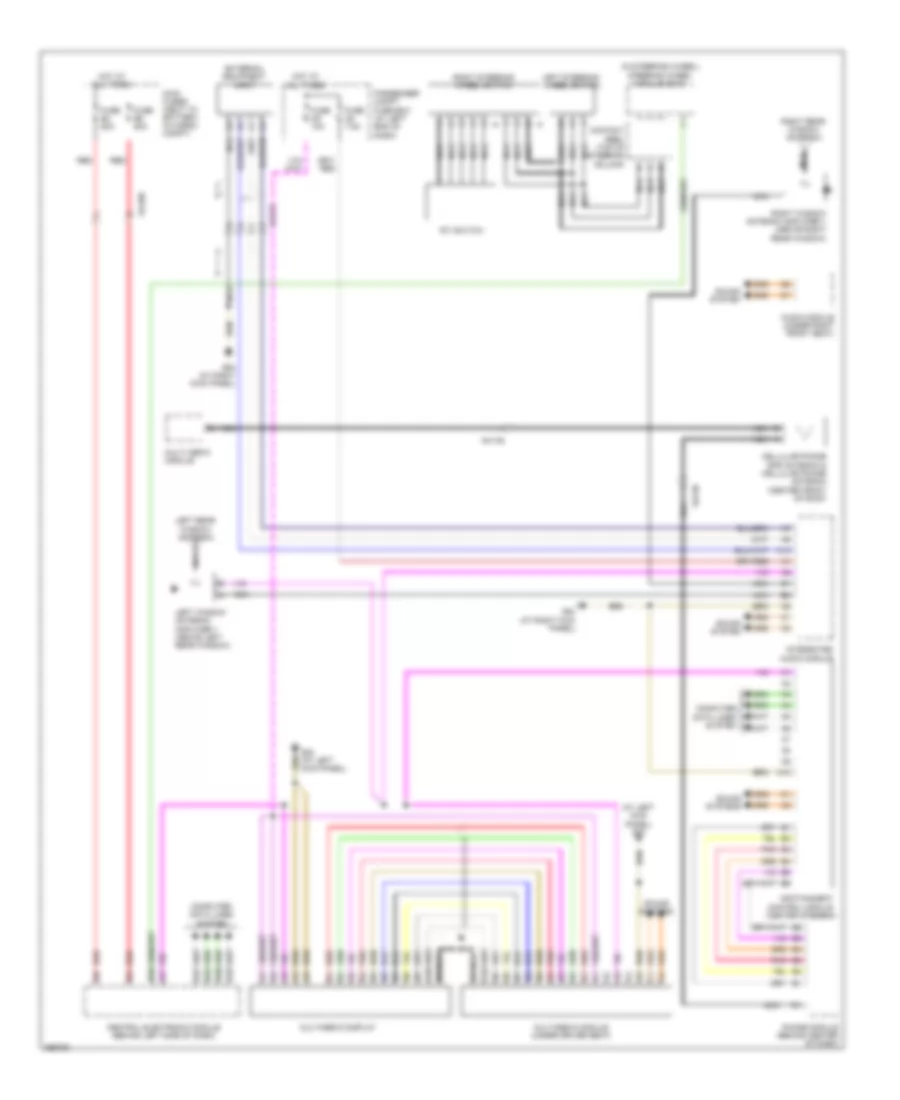 Infotainment Wiring Diagram for Volvo XC90 R Design 2011