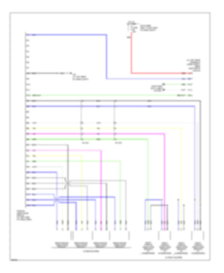 Parking Assistant Wiring Diagram for Volvo XC90 R-Design 2011