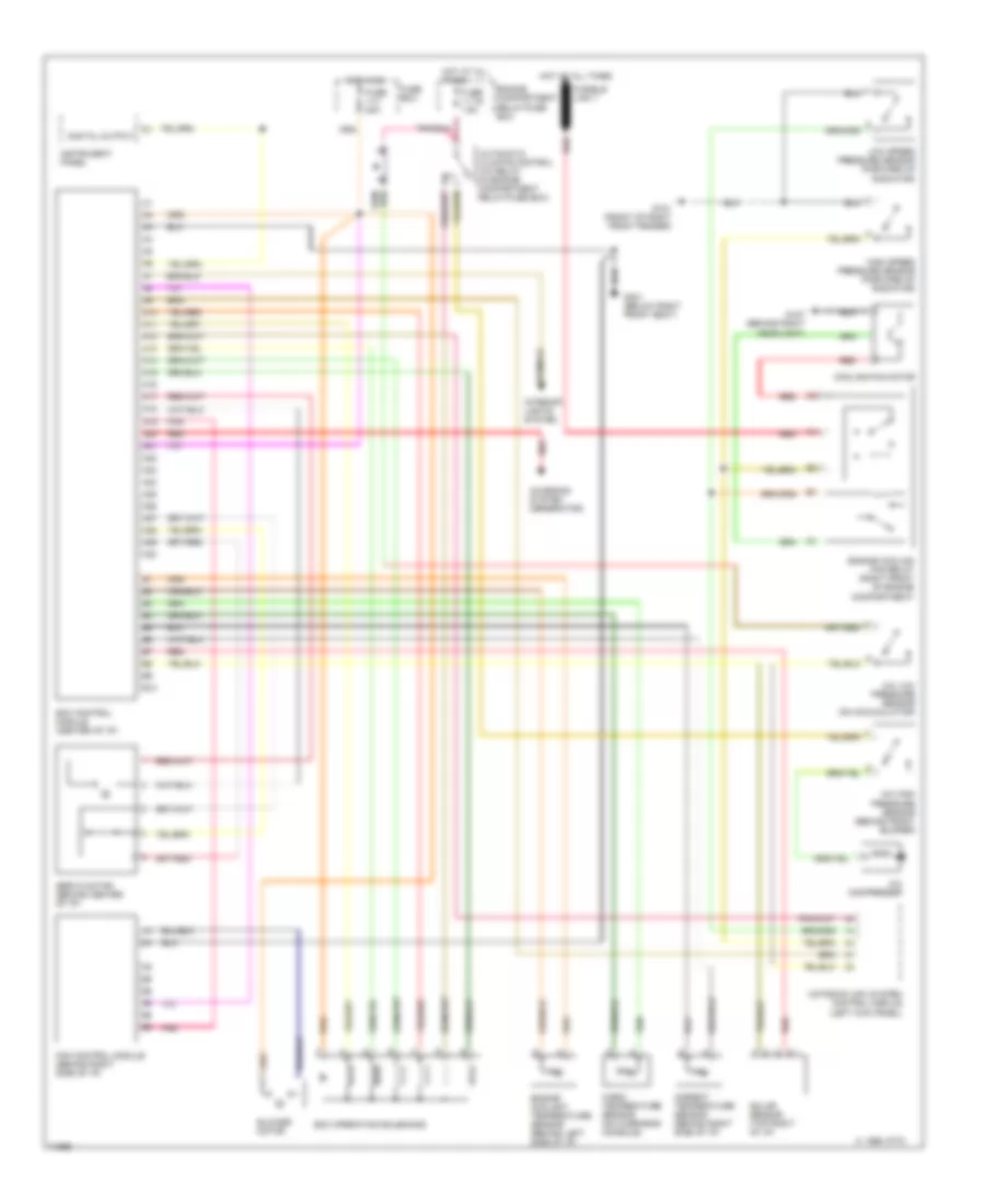 Air Conditioning Wiring Diagrams for Volvo 960 1995