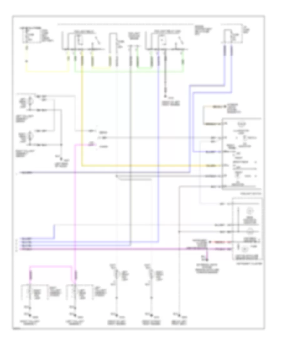 HeadlampsFog Lamps Wiring Diagram, USA (2 of 2) for Volvo 960 1995