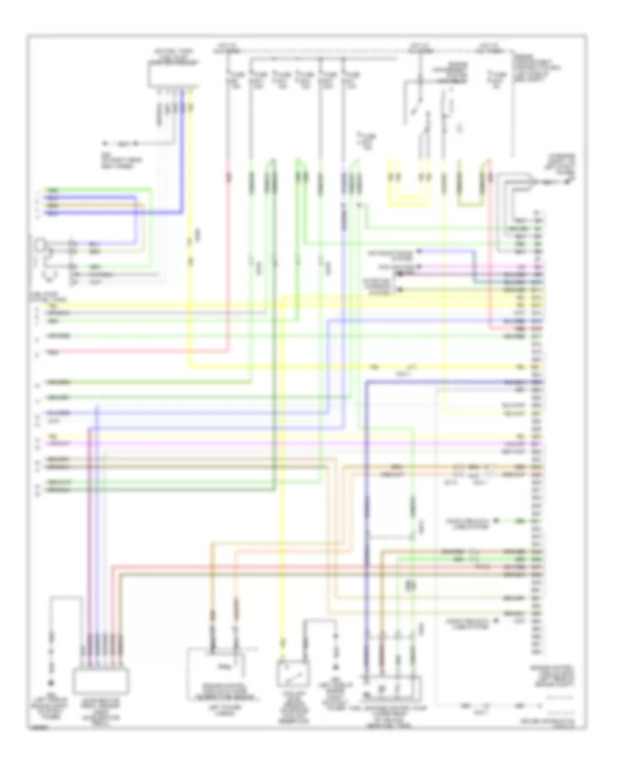 3.2L, Engine Performance Wiring Diagram (4 of 4) for Volvo XC90 V8 2011