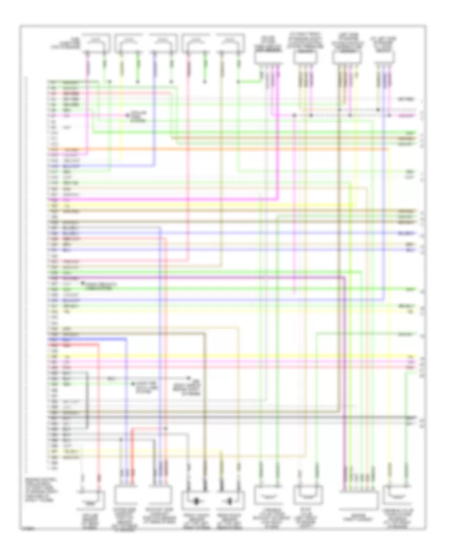 2.5L Turbo, Engine Performance Wiring Diagram (1 of 3) for Volvo S60 2007