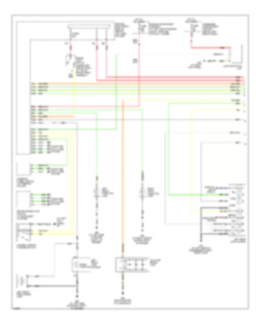 Exterior Lamps Wiring Diagram (1 of 3) for Volvo S60 2007