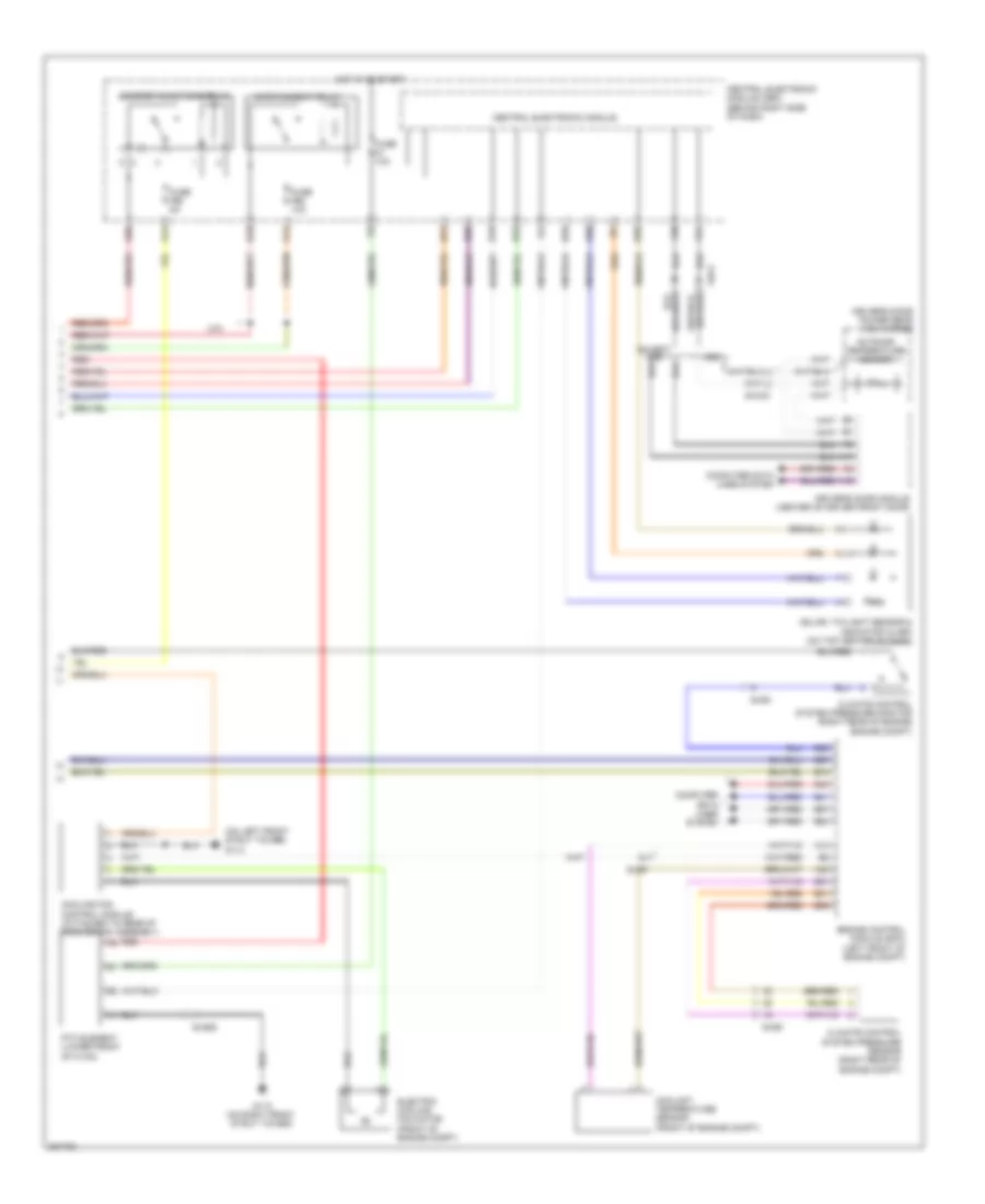 Automatic AC Wiring Diagram (2 of 2) for Volvo C30 T-5 2012