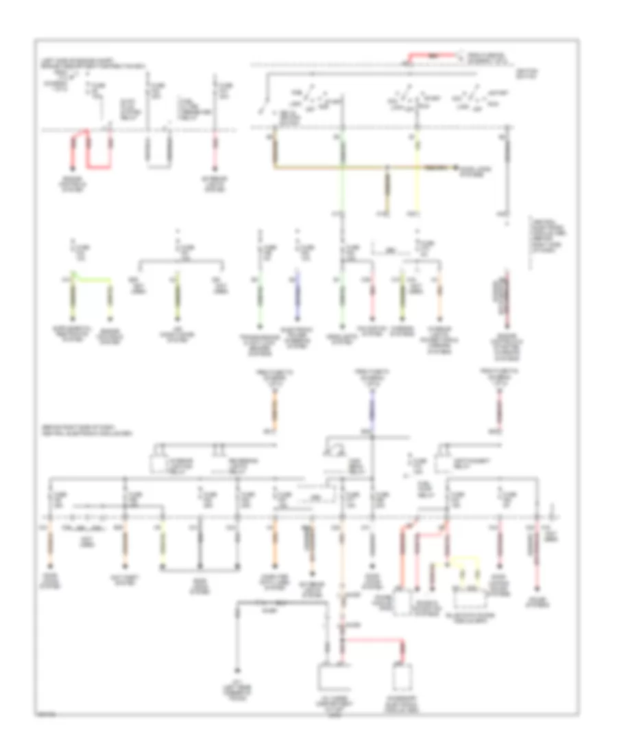Power Distribution Wiring Diagram (2 of 2) for Volvo C30 T-5 2012