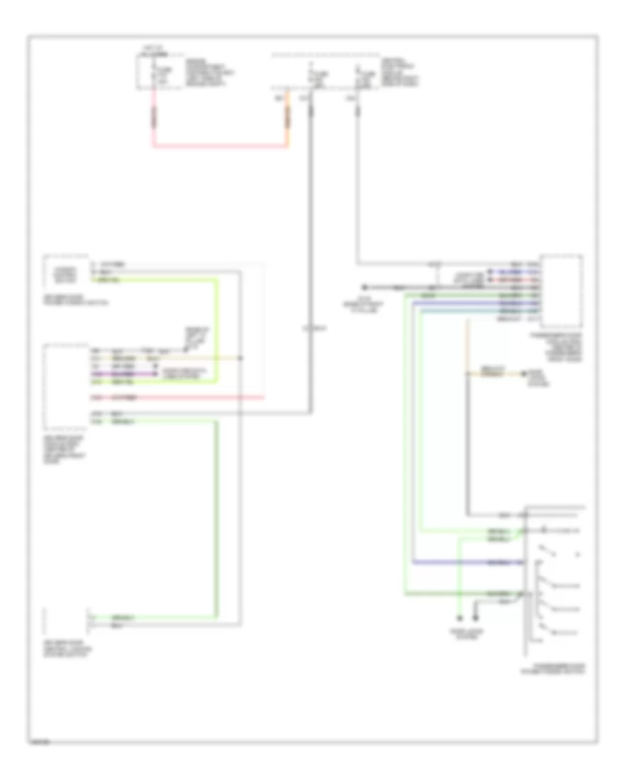 Power Windows Wiring Diagram for Volvo C30 T 5 2012