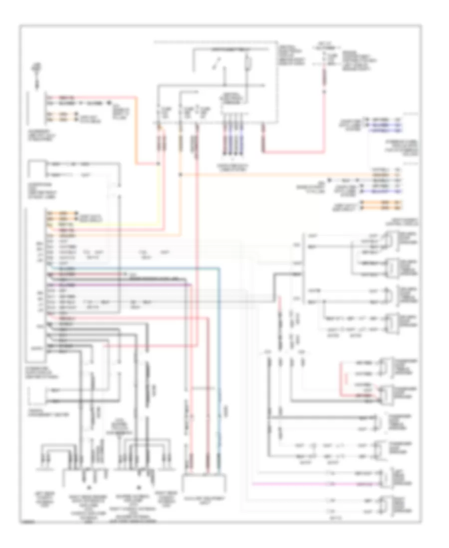 Radio Wiring Diagram, Base for Volvo C30 T-5 2012